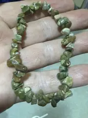 Rhyolite Rainforest Jasper Chip Crystal Bracelet