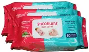 Snookums Baby Wipes Carton 12 x Packs 80