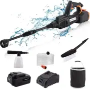Cordless Pressure Washer Portable Certified 665psi 1.6 Gpm Electric Po