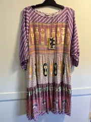 BNWT GORMAN “Sycorax" Smock Lyocell/viscose Blend Dress Size 12 RRP $249