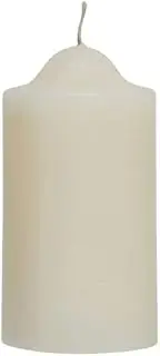 [Dusk] Ivory Unscented Pillar Dome Candle (80x50mm)