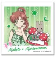 Sanrio Marroncream & Sailor Jupiter Collabo Sticker Makoto Kino