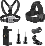 Camera Chest Strap - Phone Chest Mount Harness Holder - Adjustable Body Mount Chesty | Chests Harness Mount For Cameras | Safety Cell Phone Body Stand For Kids, Women, Men, Girlfriend