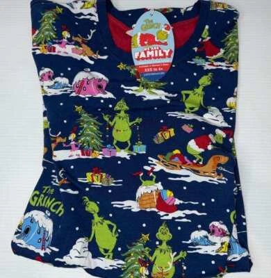 NWT PETER ALEXANDER LADIES GRINCH CHRISTMAS NIGHTIE SIZE XS
