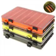 Minnow Lures Storage Case 14 Compartments Shrimp Bait Fishing Lure Box