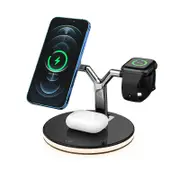 3 in 1 Wireless Charging Station Y Shape 15W Wireless Charger for Apple iPhone 16 Series Apple Watch