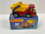 MATCHBOX VINTAGE SUPERFAST WITH BOX MB 37 SKIP TRUCK
