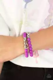 Paparazzi DIP AND DIVE purple bracelet