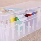 Sewing Thread Storage Box 42 Spools Bobbin Carrying Case Container Storage BLI