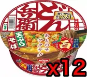 Donbei Tempura Soba (West Japan Flavor) Nissin Foods Cup Noodles 100g x 12