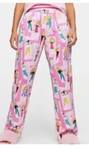 BNWT Peter Alexander Barbie Classic PJ Pants Size XS Ladies