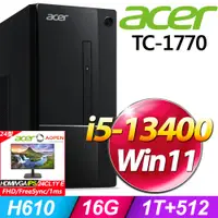 在飛比找PChome24h購物優惠-(24型LCD) + Acer TC-1770(i5-134