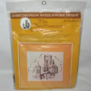 Vintage Smithsonian Institution Castle Building Needlework Craft Kit No 318410