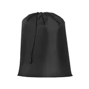 Laundry Bag with Drawstring Closure, 27"x22" Dirty Clothes Bag Black