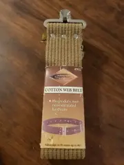 COTTON WEB BELT - McGuire-Nicholas - Fits to 46" - New!