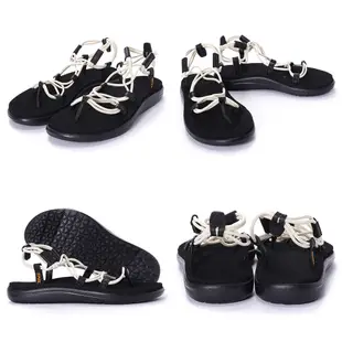 TEVA W VOYA INFINITY METALLIC 女款 織帶 休閒 涼鞋 羅馬涼鞋 彈性鬆緊帶