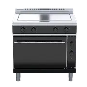Waldorf bold RNLB8114EC - 900mm Electric Solid Top Convection Oven Range Low Back Version