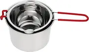 LABRIMP Hiking Essential Stainless Steel Fondue Pot Lightweight Retaining Ideal for Camping