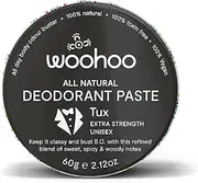 Woohoo Body All Natural Deodorant Paste 60 g, Tux