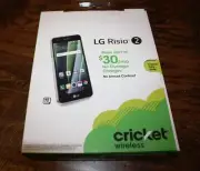 BRAND NEW SEALED Cricket LG Risio 2 Quad-Core 16GB 5" 4G LTE Smartphone - Silver
