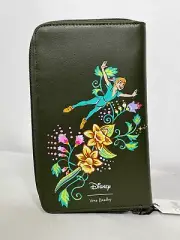Vera Bradley Disney 100 Peter Pan Tinkerbell RFID Deluxe Travel Wallet NWT