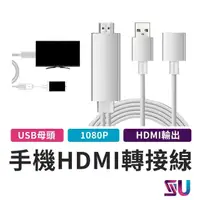 在飛比找momo購物網優惠-【SYU】手機轉HDMI影音傳輸線 Apple/Androi