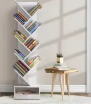 Artiss 9 Shelf Display Storage Rack Bookcase - FURNI-E-SHELF-9T-WH