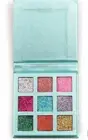 S.he Makeup Art Colors 9-Color Pressed Glitter mini Palette