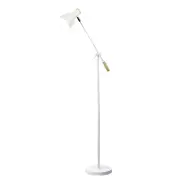 Scandinavian Adjustable Floor Lamp - White