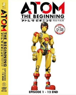 *DVD* ANIME ATOM THE BEGINNING VOL.1-12 END ENGLISH SUBTITLE REGION ALL