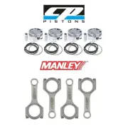 CP Pistons Manley Rods For Honda Civic B16A Bore 82mm 11.5:1 CR SC7114 / 14012-4 (for: Honda)