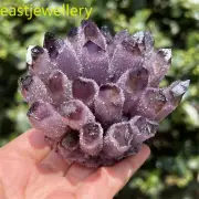 1PC New Find Purple Phantom 300g+ Quartz Crystal Cluster Mineral Specimen Decor