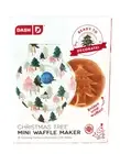 Dash Christmas Tree Mini Waffle Maker DMWE100TP 4" Cooking Surface