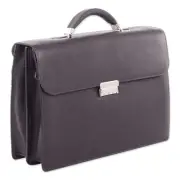 Swiss Mobility 49545802SM 5" x 5" x 12" Leather Briefcase - Brown New