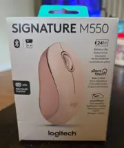 NEW Logitech Signature M550 Wireless Bluetooth Mouse - Rose Pink