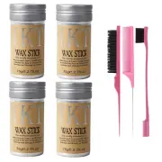 Hair Wax Stick For Kids Women with Slick Back Brushes Gel Pomade for Little Girl