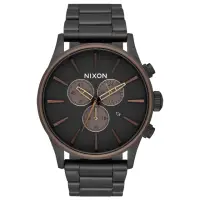 在飛比找momo購物網優惠-【NIXON】The SENTRY CHRONO 藍調搖滾潮