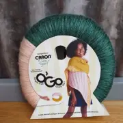 Caron Simply Soft O' Go Tangle Free Yarn Monsteria/Lt Country Peach Acrylic Med4