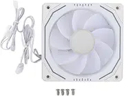CPU Air Cooler, 120mm Computer 4 Pin PWM Fan, 3Pin ARGB CPU Cooler Fan with LED Light, 800-1800RPM Speed, 9 Blades CPU Cooling Fan for Computer Case & CPU (Reverse Blades)