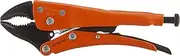Grip-On 111-10 10-Inch Curved Jaw Locking Pliers in Orange Epoxy