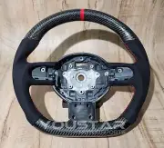 Genuine CARBON Suede Steering Wheel for MINI Cooper R55 R56 R60 Countryman JCW (for: Mini)