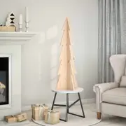 Wooden Christmas Tree for Decoration 112 cm Solid Wood Pine Multi Colours/Sizes vidaXL