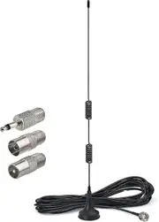 Fm Antenna Magnetic Base Fm Radio Antenna For Pioneer Onkyo Yamaha Marantz Sherwood Indoor Digital Hd Radio