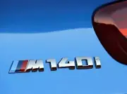 Genuine BMW M140i Dark Chrome Lettering Rear Trunk Emblem Badge Label M 140i