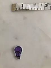 Purple Lightbulb Patch