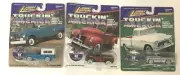 (3) VINTAGE 1997 JOHNNY LIGHTNING TRUCKIN' AMERICA TRUCKS NEW IN BLISTER PACKS!