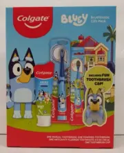 1 Bluey Electric Toothbrush 1 Bluey Manual Toothbrush +Paste + Bluey Cap