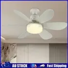 2 In 1 Ceiling Fans with LED Lights Timing Dimmable Fan Light for Garage Office