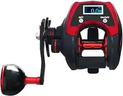 18+1 Ball Bearing Rechargeable Baitcasting Reel 39.7LB Max Drag 6.4:1 Baitcaster Fishing Reel with 8 Magnet Braking System Multicolor895 Left Hand