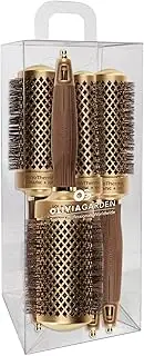 Olivia Garden Nano Thermic Thermal Brush Box Deal (contains 1 each: NT-24 1", NT-34 1 1/4", NT-44 1 3/4", NT-54 2 1/8")